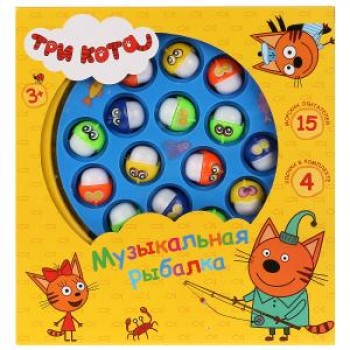 Рыбалка Три Кота на бат, в кор.18,5*4,5*19,5см ИГРАЕМ ВМЕСТЕ в кор.2*42шт на блистере	